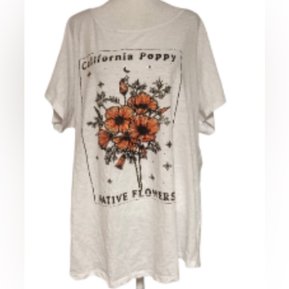 NWT Joei & I California Poppy Blouse Plus Size Size 2X